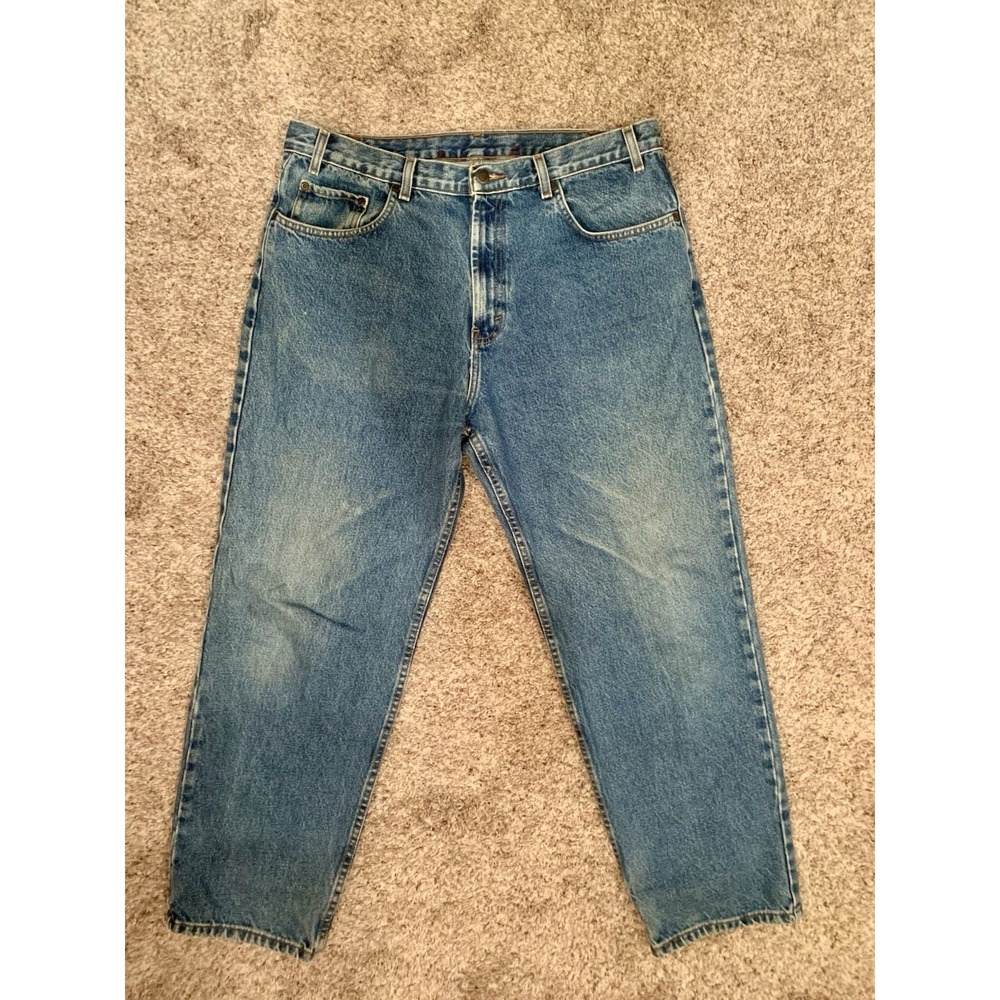 Kirkland Jeans Mens 38x30 Blue Denim Straight Leg